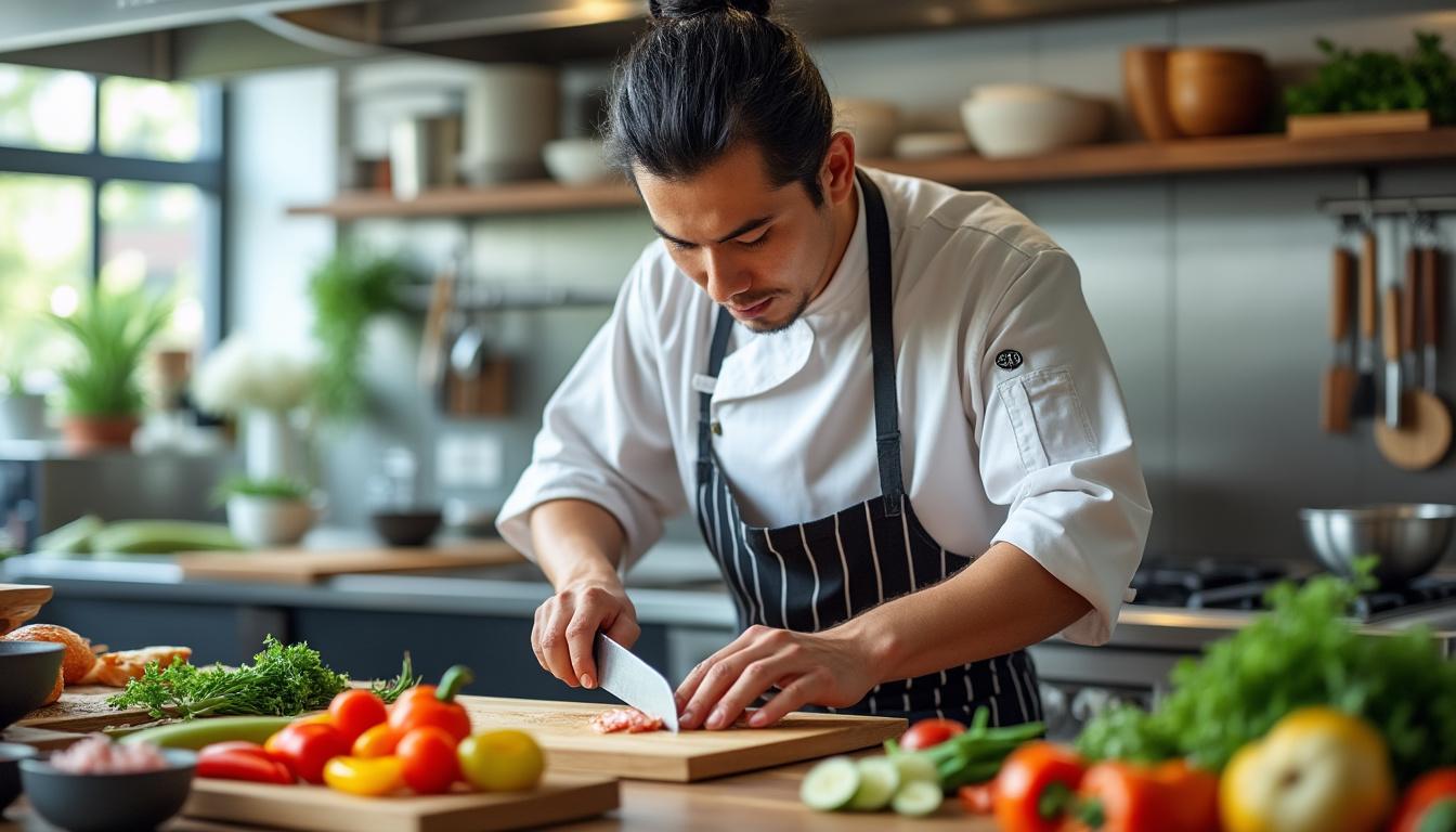 découvrez comment le gyuto, le couteau japonais polyvalent, peut transformer votre expérience culinaire. parfait pour trancher, découper et hacher, il devient l'outil incontournable pour les chefs amateurs et professionnels. apprenez à maîtriser cet ustensile traditionnel et à apporter une touche d'authenticité japonaise à vos plats.